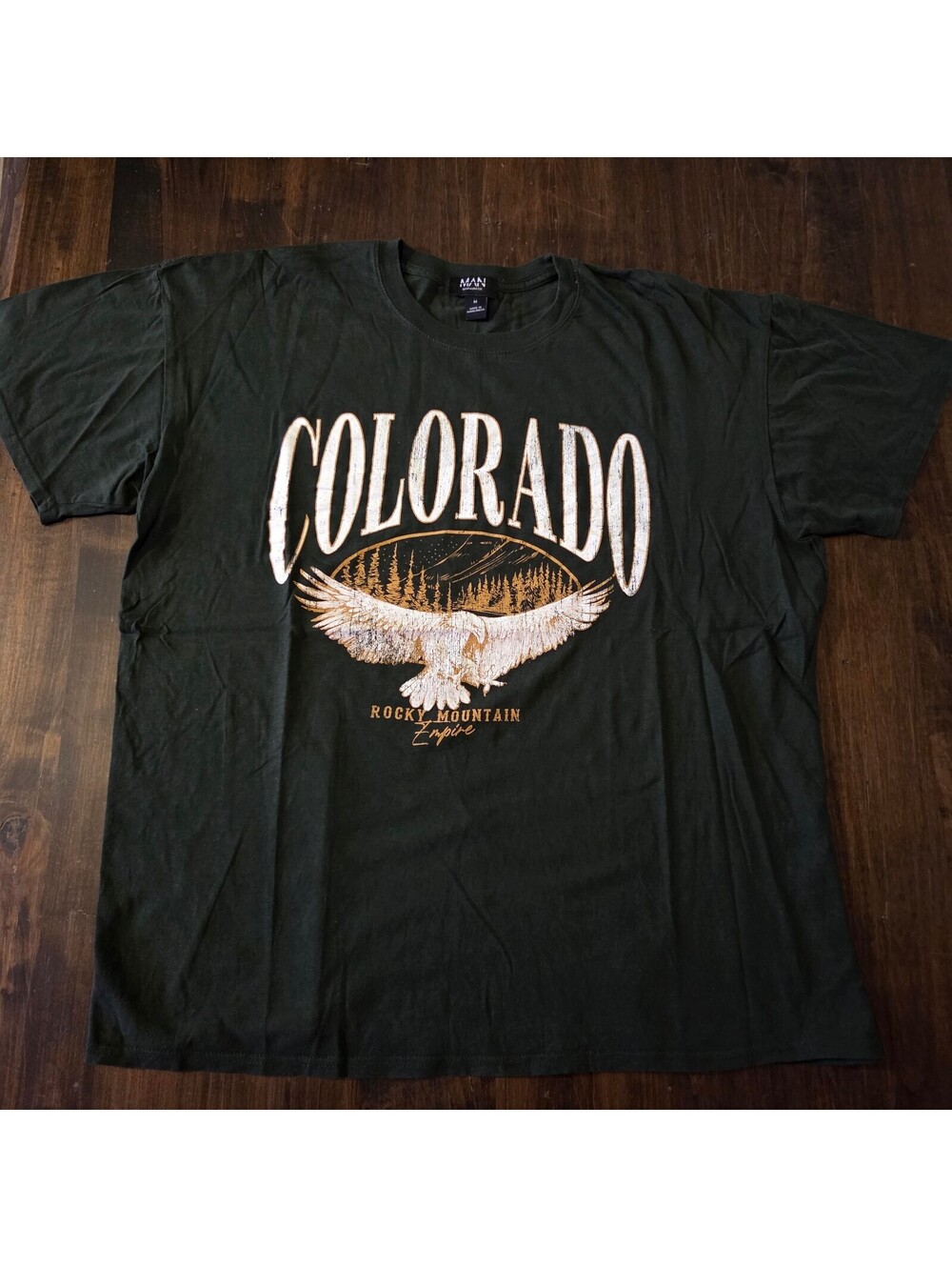 boohooMAN Colorado black T-shirt